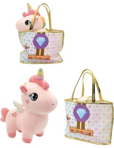 Bolso Unicornio Peluche 30Cm.