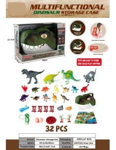 Cabeza Dinosaurio con Figuras – Set 32 P