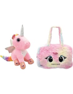 Bolso con Pony Unicornio 25 cm + Peluche