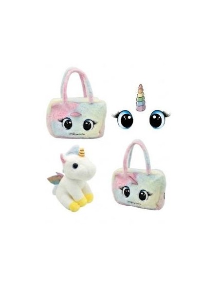 Bolso Unicornio 25 cm con Peluche Suave