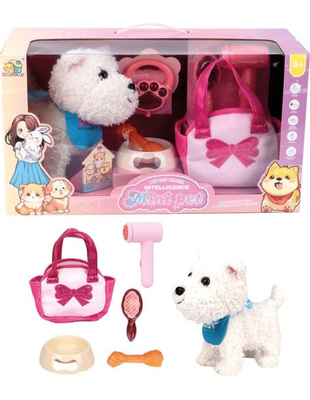 Perro Fosterrier con Accesorios y Bolso