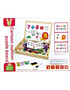 Pizarra de Madera con Números – Juego Ed
