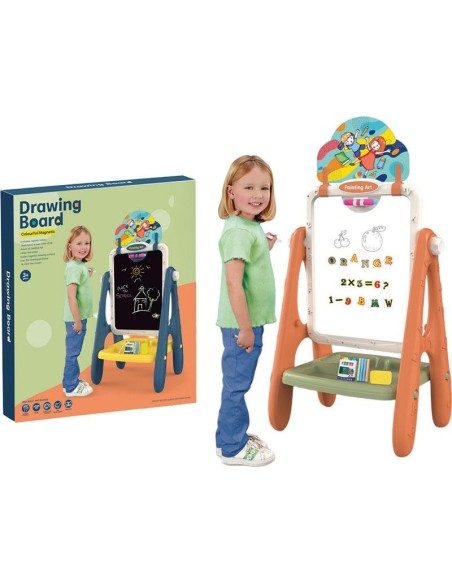 Pizarra Reversible 55 cm con Accesorios 