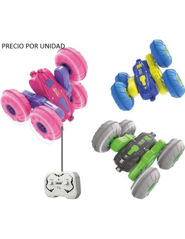 Coche RC Crazy Rolling Rosa – Acrobático