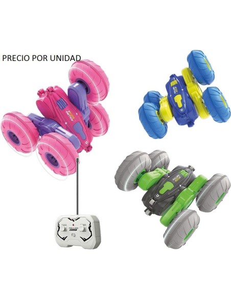 Coche RC Crazy Rolling Rosa – Acrobático