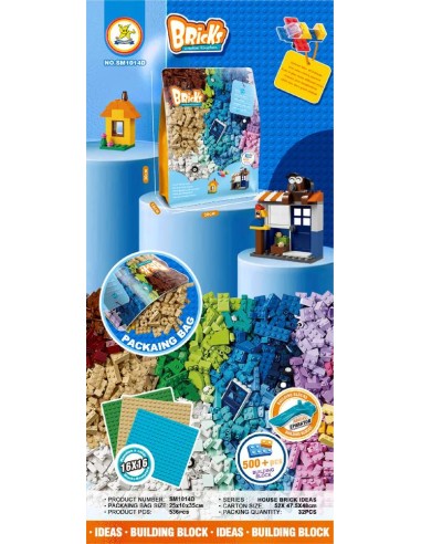 Bolsa de Bloques de Construcción 500 Pie