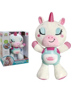 Peluche Unicornio Rosa con Luces y Músic 2