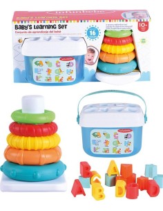 Cubo y pirámide infantil de aprendizaje 