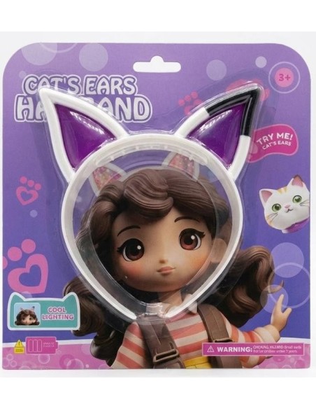 Diadema Orejas de Gato con Luz – gabby