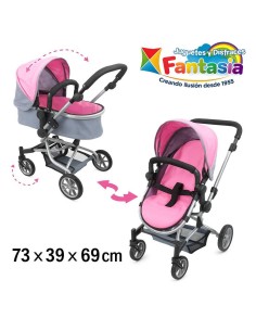 Coche de muñecas capota 73×39×69 cm – Ca
