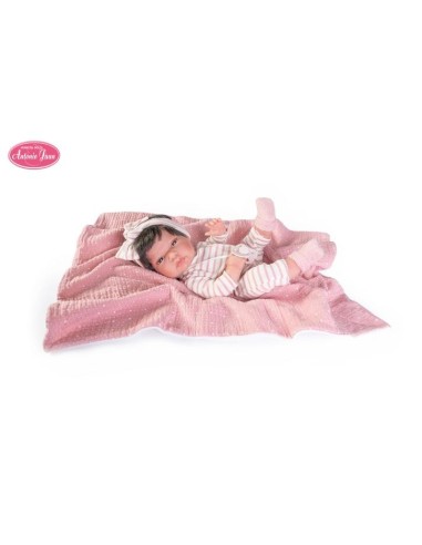 Recién Nacida Baby Toneta mantita y lazo
