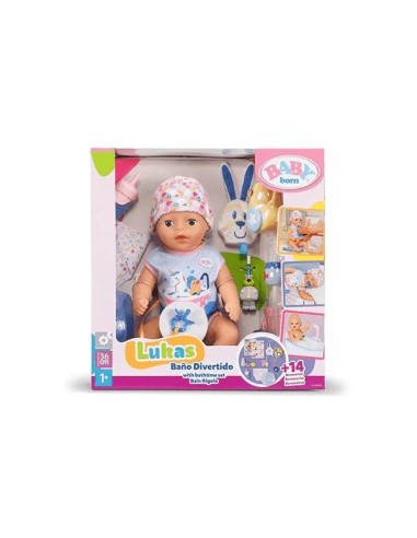 Muñeco Lukas Baño Divertido 36Cm Baby Bo