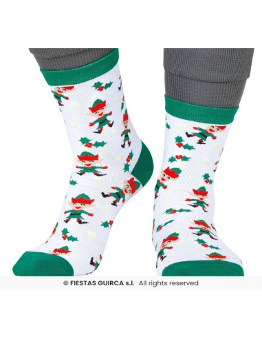 Calcetines navideños elfos 37-41
