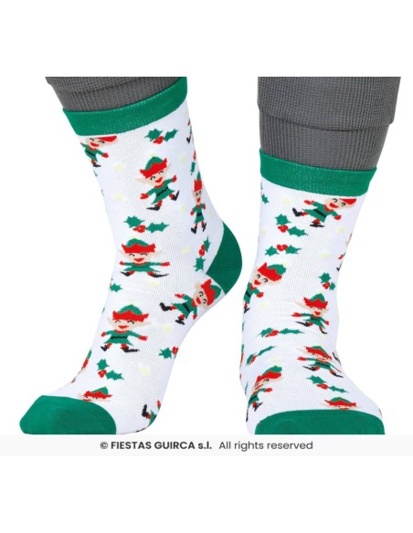 Calcetines navideños elfos 37-41