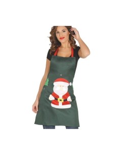 delantal navideño papa noel