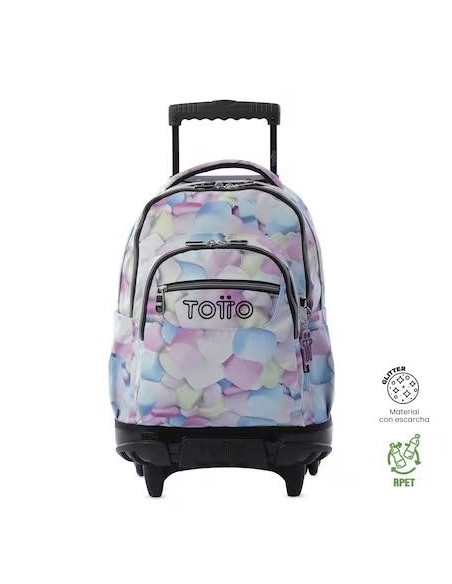 Mochila carro Renglones Glitter - Spong