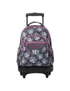 Mochila  carro Renglones - Kitten Rose
