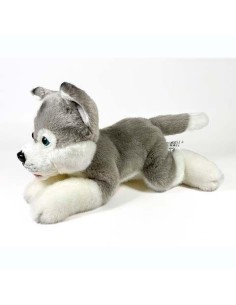 Peluche Husky Tumbado 25cm.