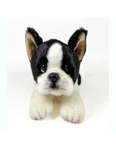Peluche Boston Terrier Tumbado 25cm