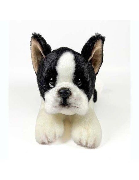 Peluche Boston Terrier Tumbado 25cm