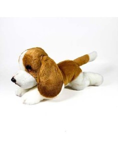 Peluche Basset Hound Tumbado 25cm. 2