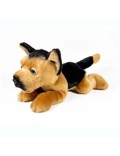 Peluche Pastor Alemán Tumbado 25cm. 2