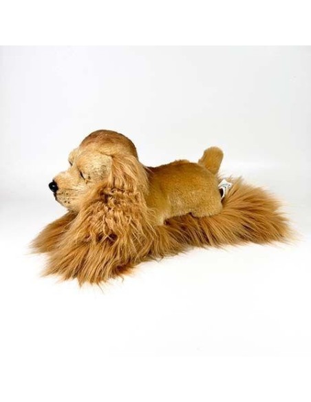 Peluche Cocker Spaniel Tumbado 25cm.