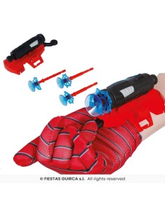 Guante (infantil) araña lanza ventosas