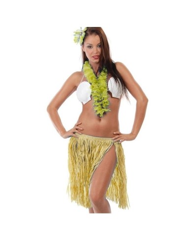 CONJUNTO HAWAIANO PAJA (3 PIEZAS )