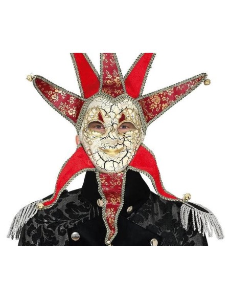 MASCARA VENECIANA HOMBRE ROJA