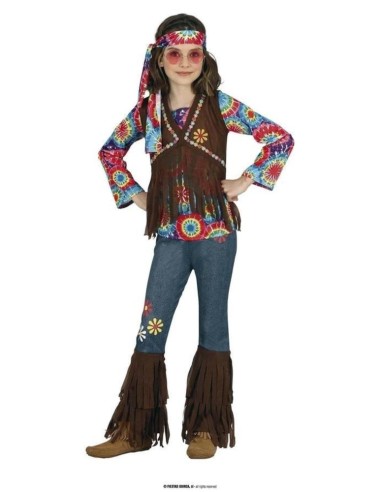 DISFRAZ HIPPIE NIÑA 10-12 Años