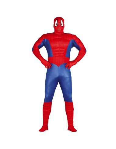DISFRAZ SUPERHEROE MUSCULOSO, ADULTO, 54