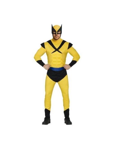 DISFRAZ YELLOW MUSCLE, ADULTO, 52 – 54 (