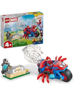Spidey en su Moto vs. Rino
