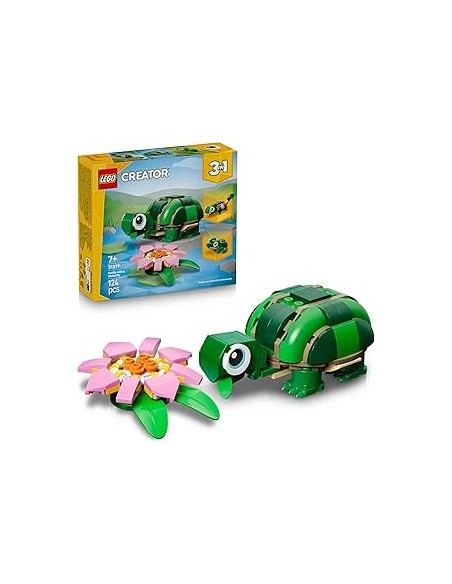 Tortuga con Flor de Nenúfar LEGO 31377