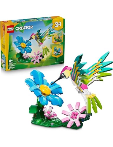Fauna Salvaje: Colibrí de Colores LEGO 3