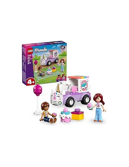 Coche-Unicornio de Reparto de Pasteles L