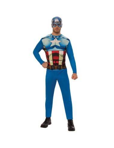 Disfraz hombre capitan america T.M