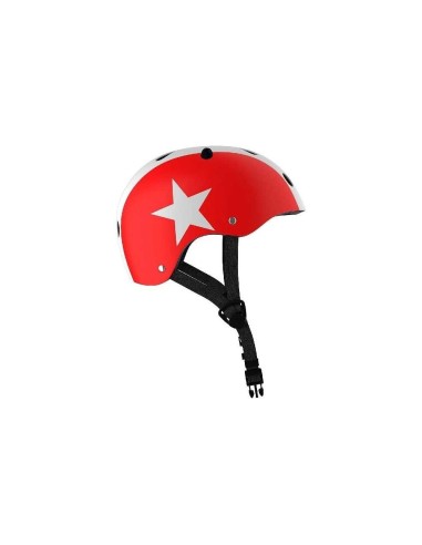 Casco Infantil Ajustable Star Rojo