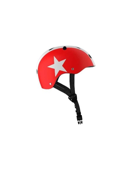Casco Infantil Ajustable Star Rojo