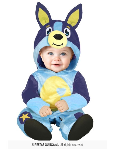 Disfraz perrito azul bluey 2-3 años