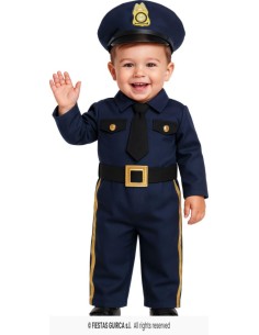 DISFRAZ BEBE POLICIA 2-3 AÑOS 