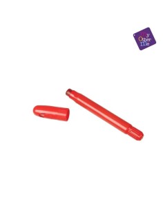 CRAYON CON ROSCA Y TAPA ROJO