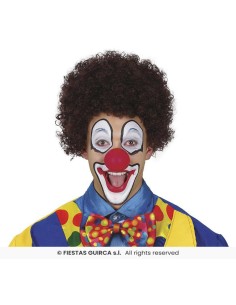 Peluca Rizos Castaña Afro