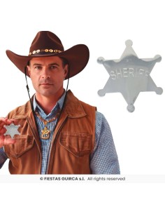 estrella sheriff metalica 6cm