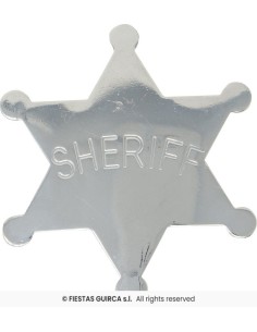 estrella sheriff metalica 6cm 2