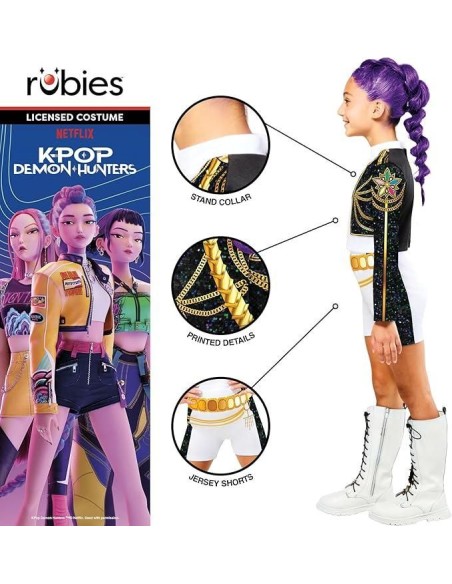 Disfraz K-Pop rumi Golden 11-13 años