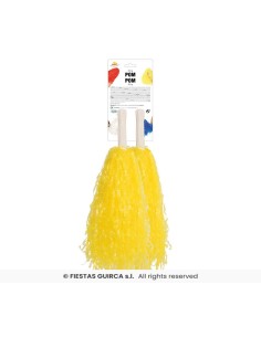 Carton 2 pom-pom amarillo 80 gr 2