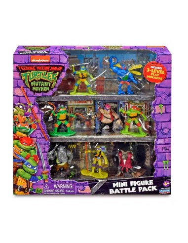 Pack 8 Figuras 7 cm Tortugas Ninja 