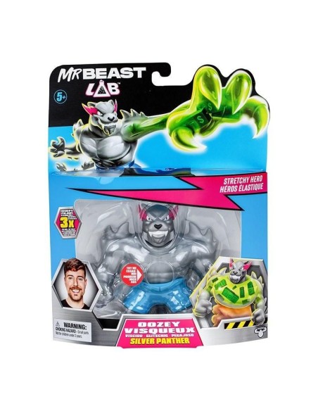 MrBeast Stretchy Hero Silver Panther